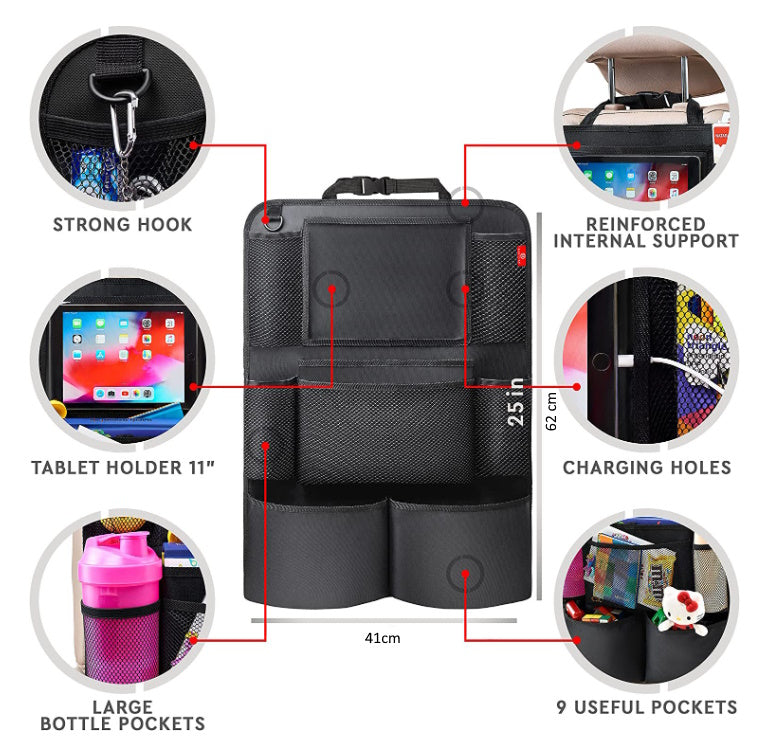 Car Back Seat Organiser (1 piece)