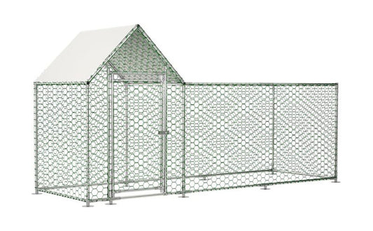 Chicken Run Galvanised Steel