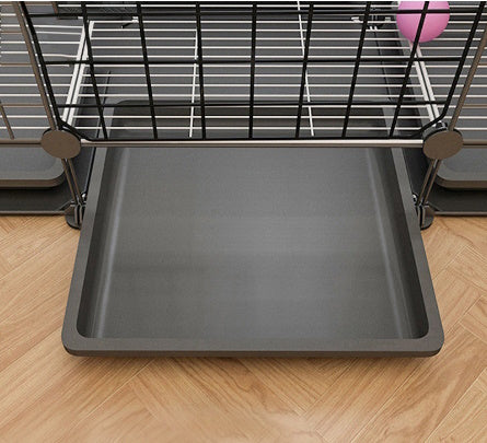 DIY Cage Individual Bottom Tray 34x34cm Black