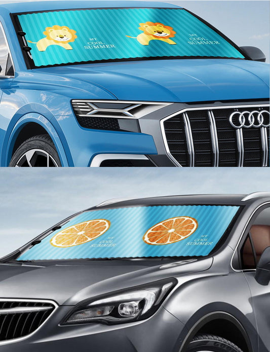 Car Windscreen Retractable Sunshade