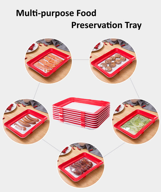 Reusable Food Preservation Tray