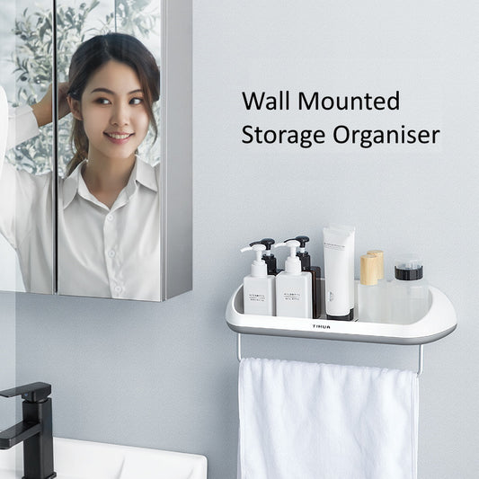 Wall Mounted Rectangular Bathroom or Kitchen Organiser