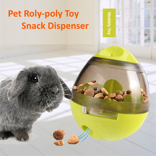 Pet Roly-poly Snack Dispenser Wobbly Toy