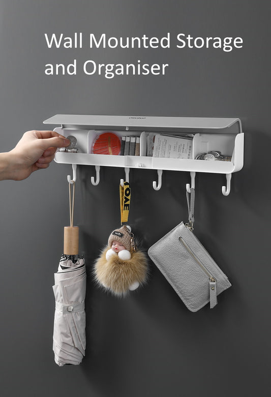 Wall Mounted Storage Organiser Key Holder