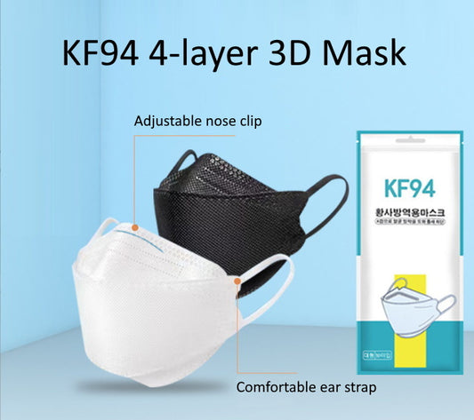 KF94 3D Facial Masks (pack of 10)