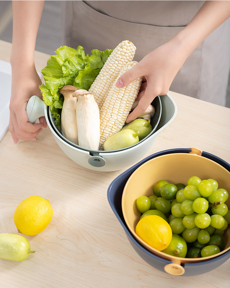 Balance Colander Rotating Draining Basket