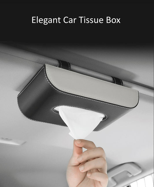 Car Tissue Box Holder Organiser