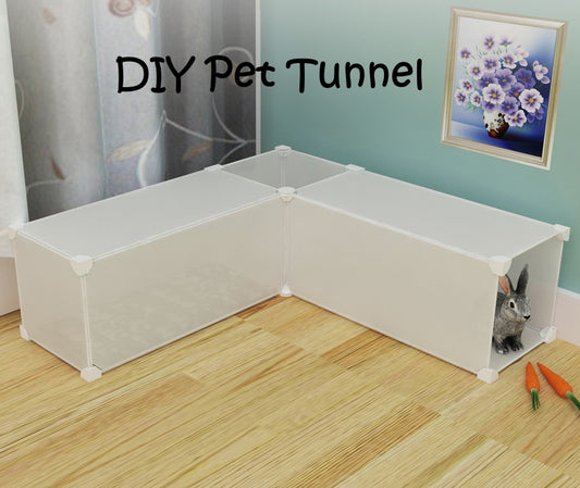DIY L-shape Pet Tunnel