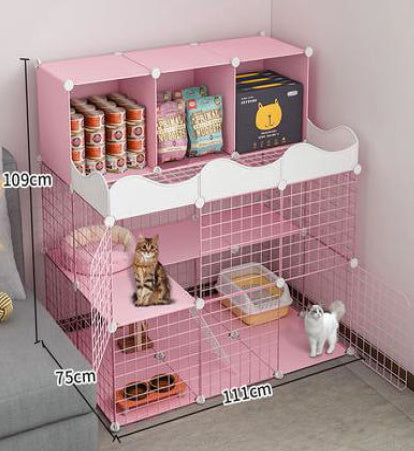 DIY Cage with Large Storage Pink or Blue