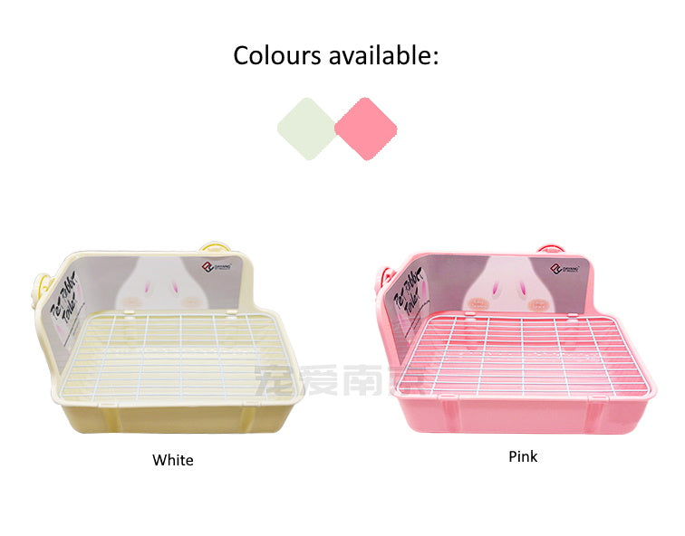 Litter Tray with Buckle Lock Corner Style for Small Pet