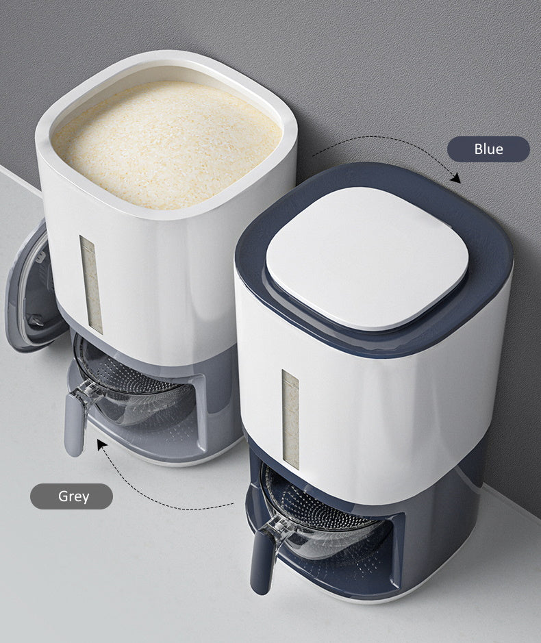 Airtight Rice or Dry Food Storage Dispenser