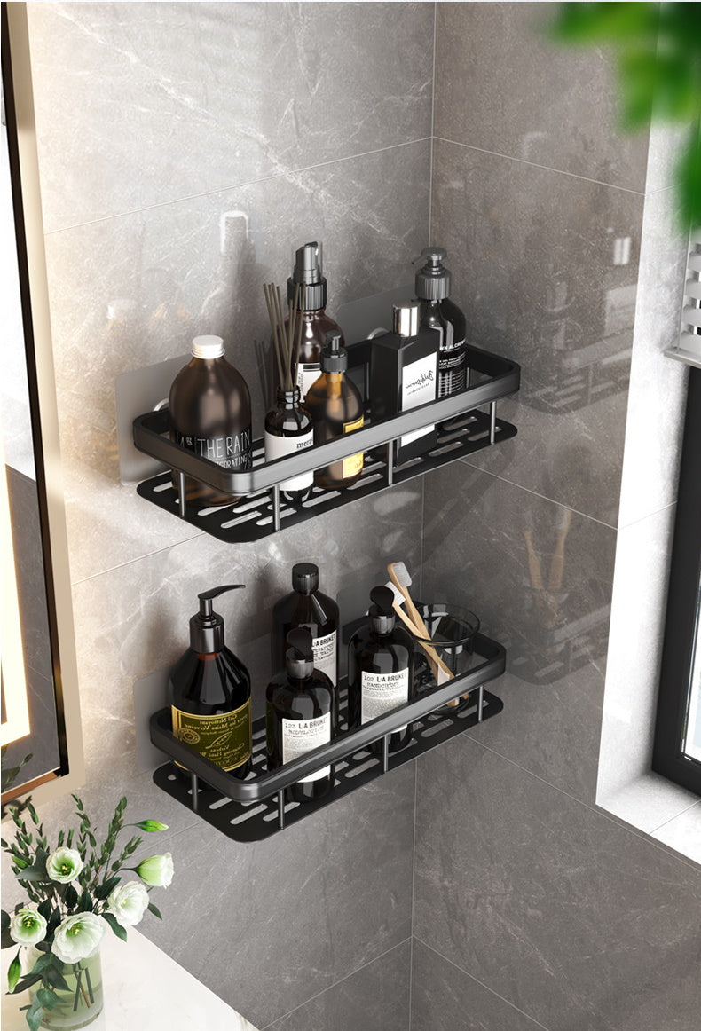 Wall Mounted Single Aluminium Organiser (Rectangular)