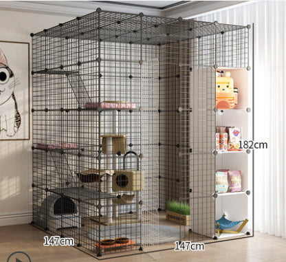 DIY Cage Jumbo Size for Cats with Storage