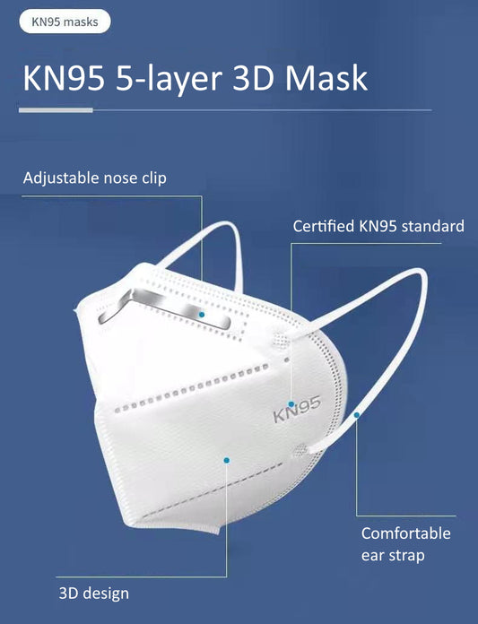 KN95 3D Facial Masks (pack of 10)