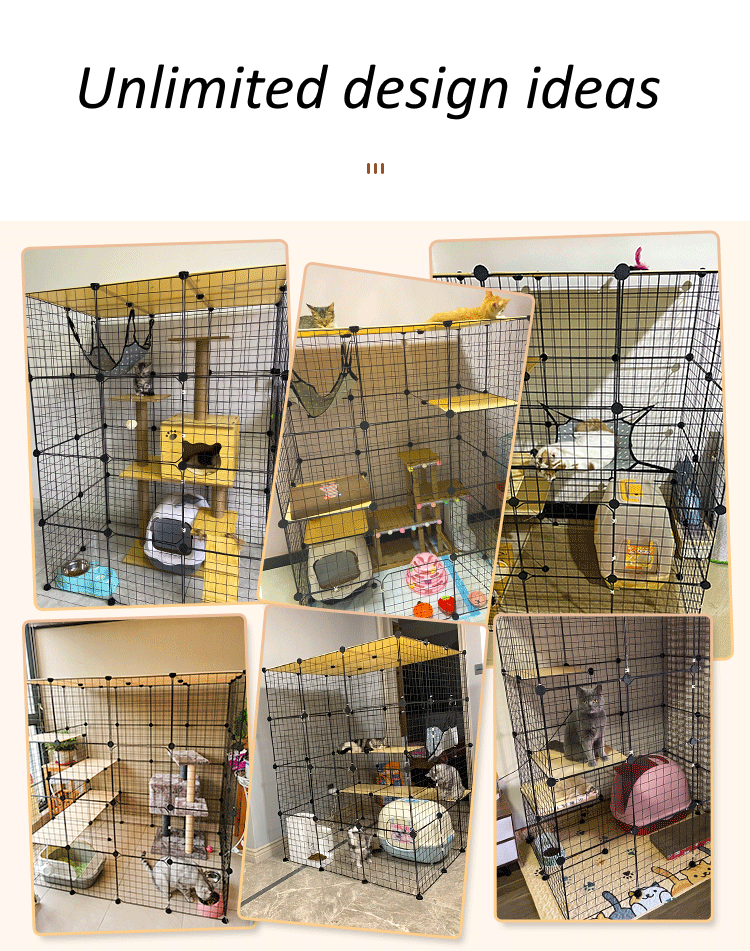 DIY Cage Jumbo Size for Cats with Storage