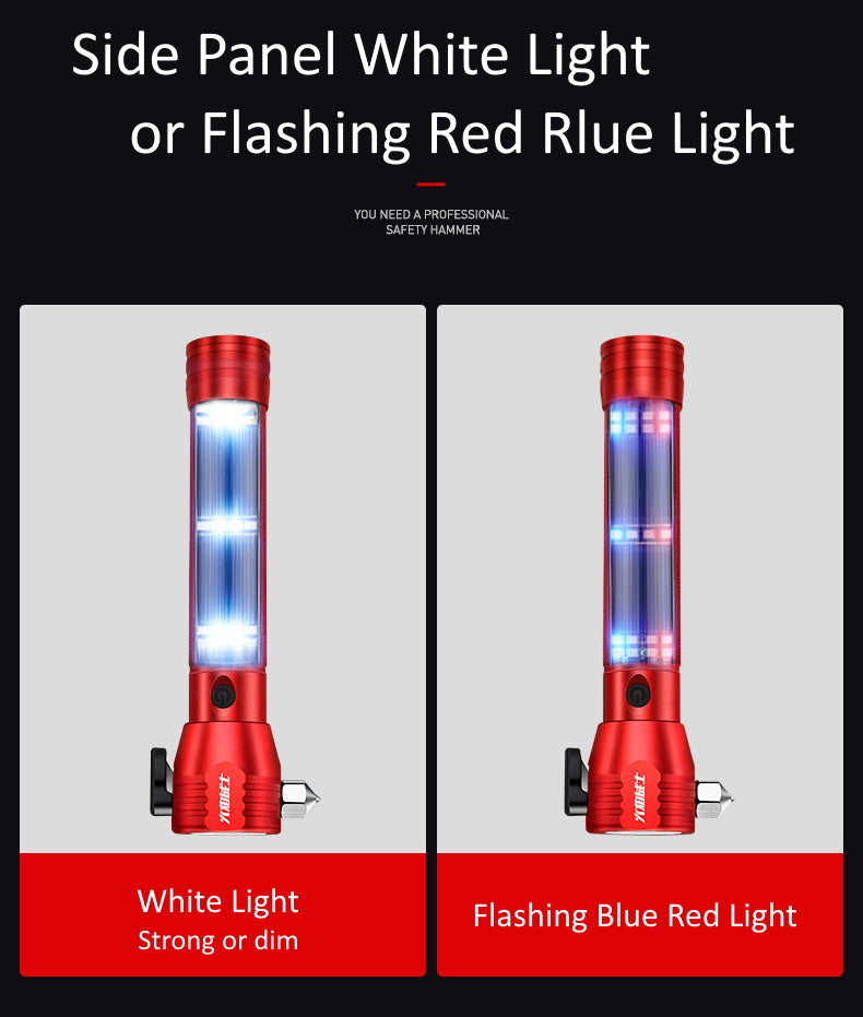 Buy Impressive car emergency hammer flashlight At Cheap Prices 