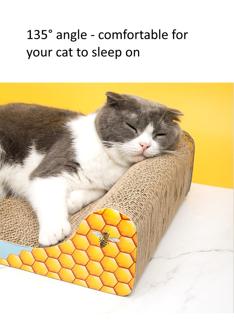 Scratching Board and Bed 2-in-1  for Cats