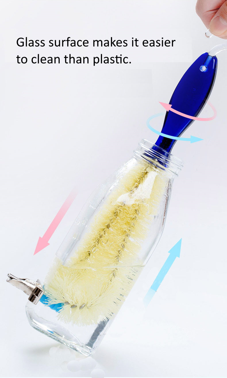 Pet Needle Nozzle 350ML Glass Water Bottle Dispenser Auto Feeder
