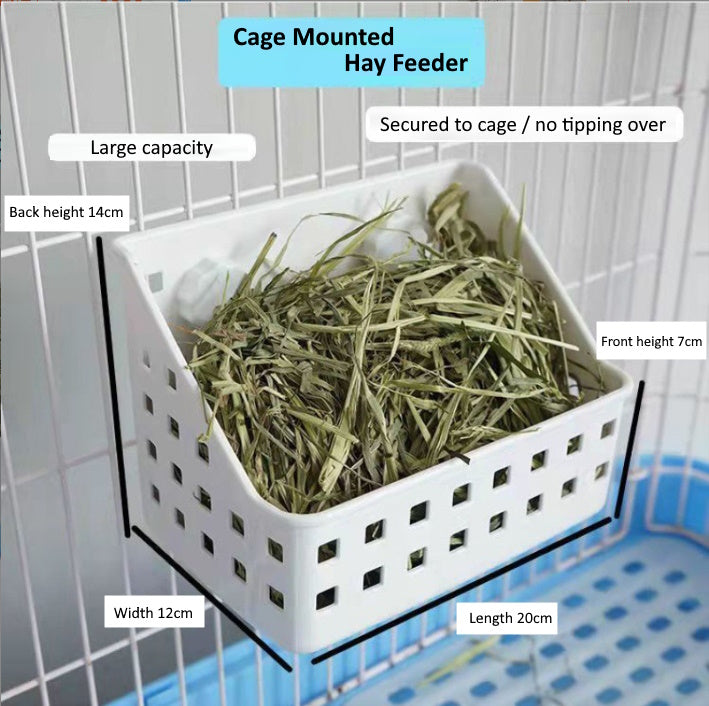 Wall Mounted Hay Rack for Rabbit or Guinea Pig
